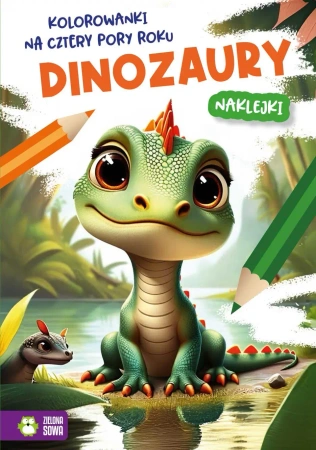 Dinozaury. Kolorowanki na cztery pory roku - Opracowanie zbiorowe