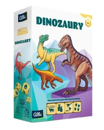 Kostki bystrzaka Dinozaury - Albi