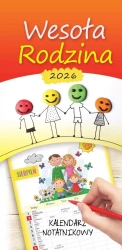 Kalendarz 2026 terminarz rodzinny Wesoła rodzina - Artsezon
