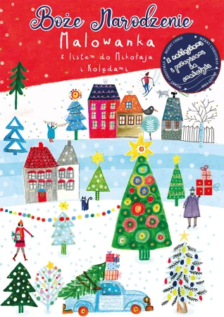 Malowanka Boże Narodzenie z listem do Mikołaja - praca zbiorowa