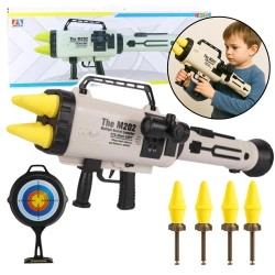 Wyrzutnia rakiet M202 pociski gąbkowe 68cm - Leantoys
