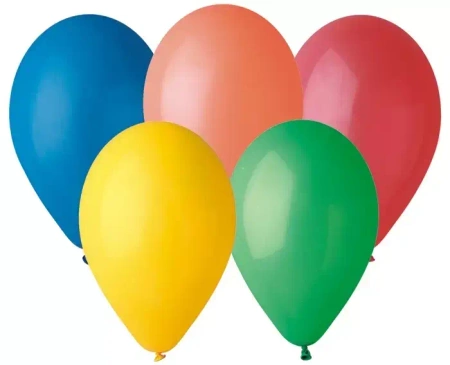 Balon lateksowe różnokolorowe (15 sztuk)