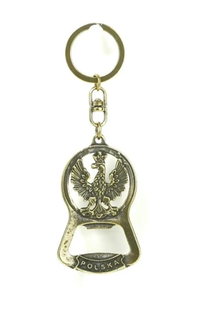 Brelok metalowy otwieracz z orłem 6cm - ABINO