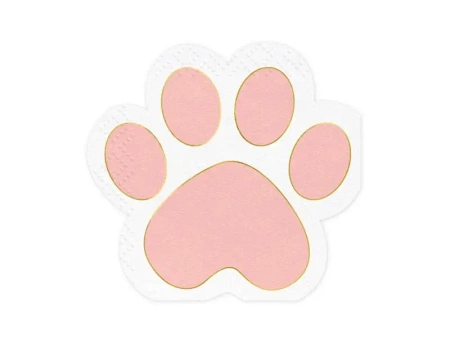 Serwetki łapki 15,5x14,5cm 12szt - PartyDeco