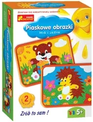 Piaskowe obrazki - Miś i jeżyk - Ranok-Creative