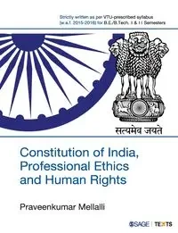 Constitution of India, Professional Ethics and Human Rights - LTD SAGE PUBLICATIONS PVT
