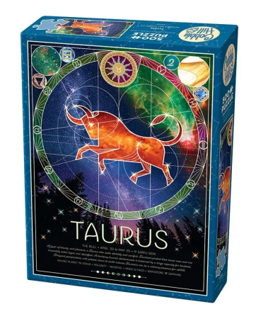 Puzzle 500 Znaki zodiaku Byk 112271 - Cobble Hill