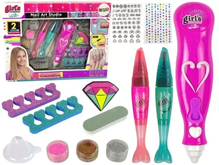 Zestaw do malowania paznokci - Leantoys