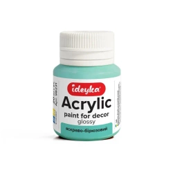 Farba akrylowa jasny turkus 20ml - Ideyka