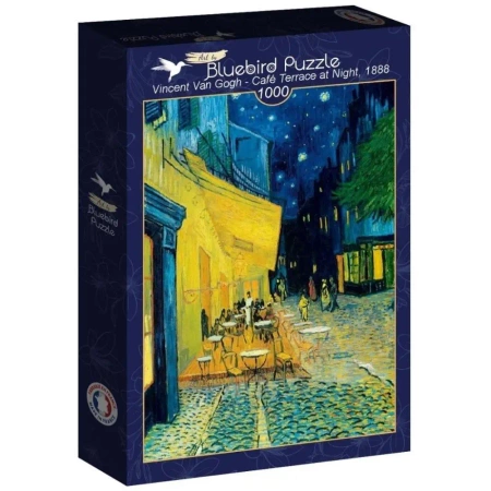 Puzzle 1000 Nocna kafejka Vincent van Gogh 1888 - Bluebird Puzzle