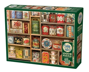 Puzzle 1000 Półka kuchenna z poprzednich dekad 113599 - Cobble Hill
