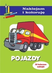 Pojazdy. Naklejam i koloruję - Aleksander Małecki, Wiśniewska
