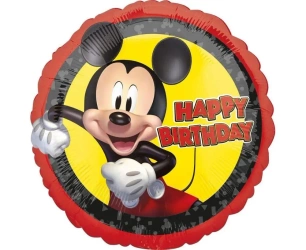 Balon foliowy Urodzinowa Myszka Mickey 46cm - Amscan