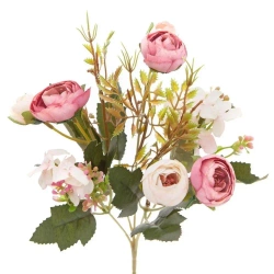 Bukiet kamelii różowy 29cm - Dalprint dpCraft