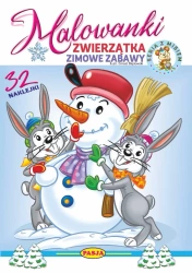 Zwierzątka- zimowe zabawy. Malowanki - Włodzimierz Kruszewski