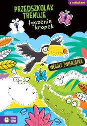 Przedszkolak trenuje łączenie kropek. Wesołe.. - Ewelina Protasewicz