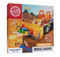 Heros Klocki konstrukcyjne koparko-ładowarka 6w1, 140 el. - Tactic