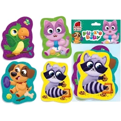 Piankowe puzzle Zwierzęta domowe - Roter Kafer