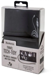 Magnetyczny organizer do kabli podróżny czarny - IF