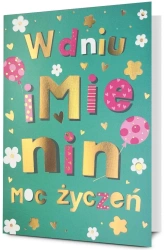 Karnet B6 Imieniny - Pan Dragon