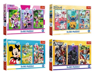 Puzzle 3x80 - Trefl