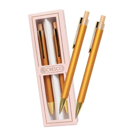 Długopis + ołówek Dyplomat złoty Gift Box - Cresco
