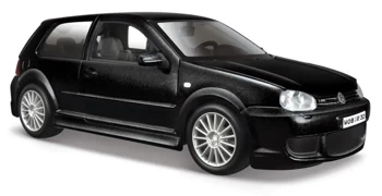 Model kompozytowy Volkswagen Golf R32 Grana czarny - Maisto