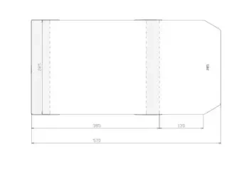 Okładka regulowana 285x520mm (50szt) - Sztapel