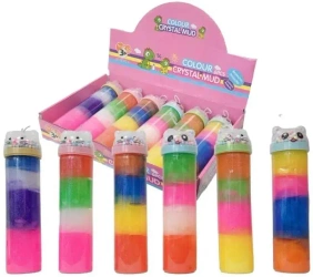 Slime wielokolorowy, krystaliczny z kuleczkami MIX - Merkpol