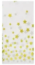 Obrus złote gwiazdki biały - Arpex