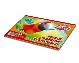 Zeszyt papierów kolorowych A5 - Sweet colours
