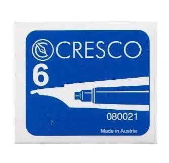 Naboje do piór niebieskie 6 sztuk - Cresco
