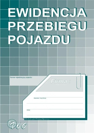 Ewidencja przebiegu pojazdu dla celów... V-60 - Michalczyk i Prokop