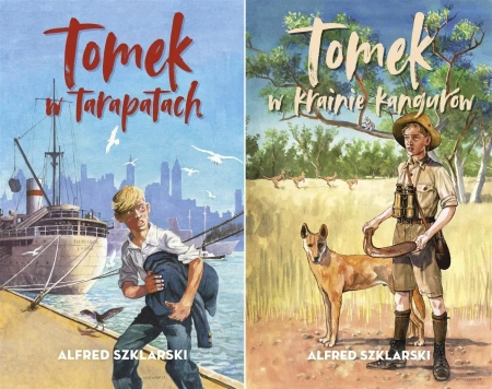 SZKLARSKI Komplet x 2 TOMEK w Krainie Kangurów / Tomek w tarapatach