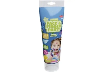 Farba dla malowania palcami niebieska 100ml - Boti