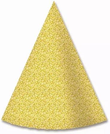 Czapeczki papierowe złote 4szt - Godan