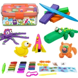 Zestaw z ciastoliną piankolina BOX - Lovin