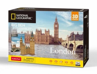 Puzzle 3D Big Ben National Geographic - Cubic Fun