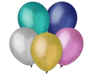 Balony Decomex metaliczne 23cm 100szt - Godan