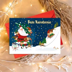 Karnet na kasę Boże Narodzenie Mikołaj z elfami - Henry