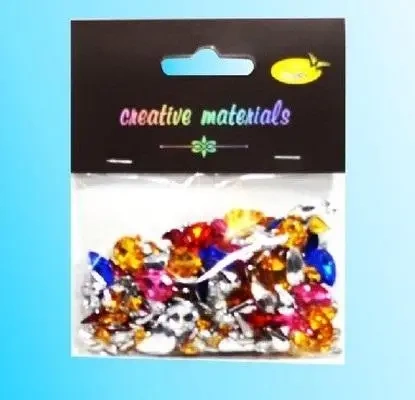 Elementy kryształkowe w kształcie kropli 25g - Galeria Hobby