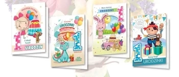 Karnet B6 z nalepkami 1 Roczek (10szt) - Top Graphic