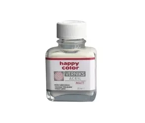 Werniks akrylowy 75ml przezrocz. Matt HAPPY COLOR - GDD