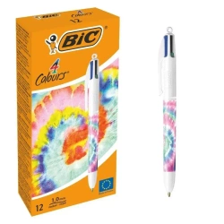 Długopis Colours 4 Decor Line Blue (12szt) - BIC