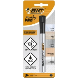 Marker okrągła końcówka Marking PRO BIC czarny Blister 1szt