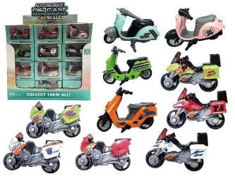Skuter metalowy 1:64 MIX - ADAR