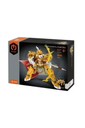 Klocki Robot Tygrys żółty 2w1 344el - Immaster