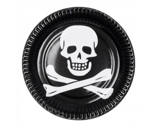 Talerzyki papierowe Piraci Classic 23cm 10szt - Boland