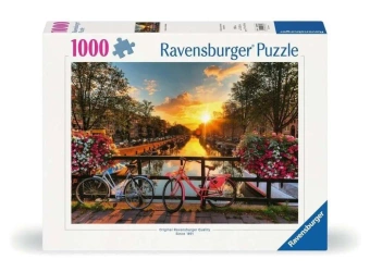 Puzzle 1000 Rowery w Amsterdamie - Ravensburger