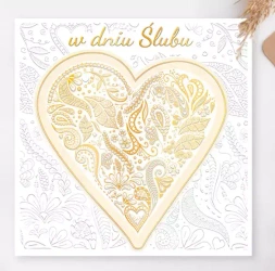 Karnet KW Ślub Serce - Henry